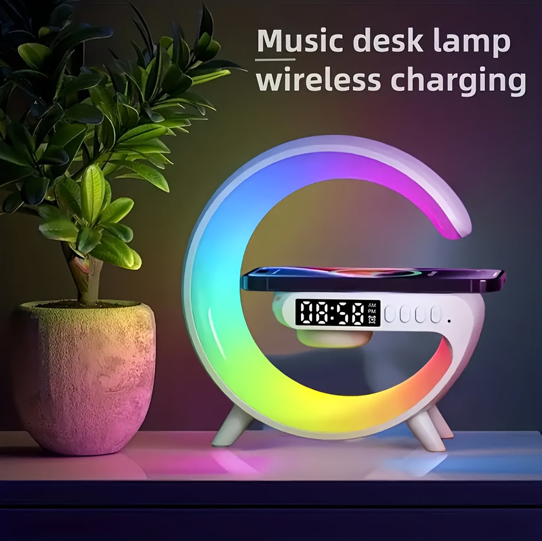 Sunrise Symphony: Wireless Speaker & Alarm Clock Combo