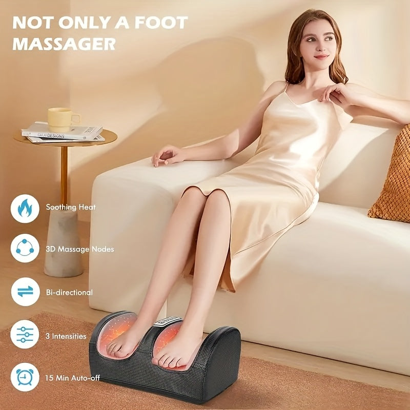 SootheSteps Foot Massager: Ultimate Relaxation with Heat Therapy