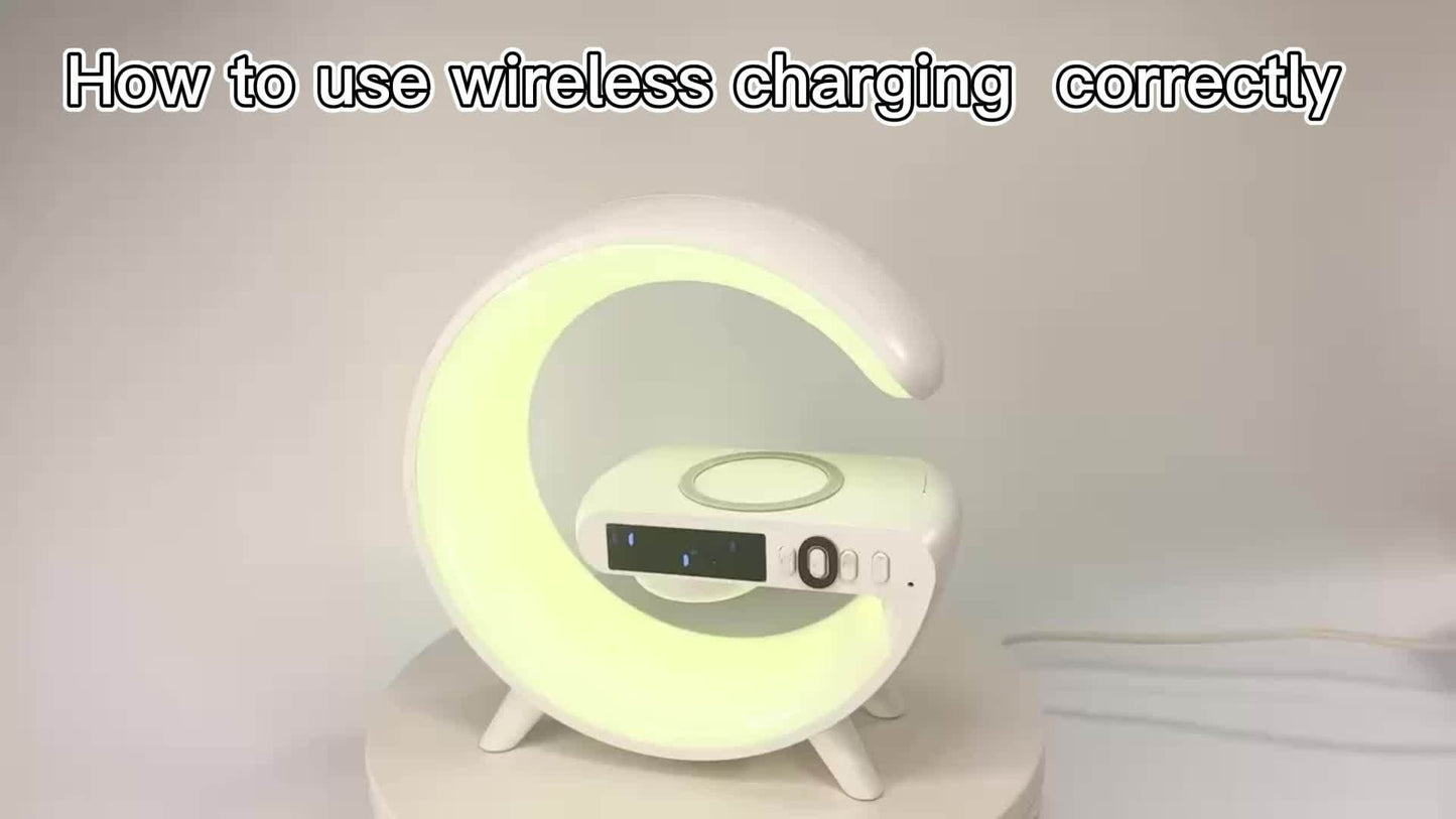Sunrise Symphony: Wireless Speaker & Alarm Clock Combo