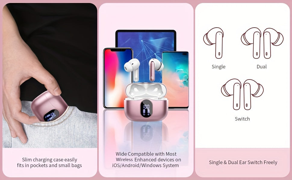 BassMaster 5.3 Wireless Earbuds: Superior Sound Anywhere