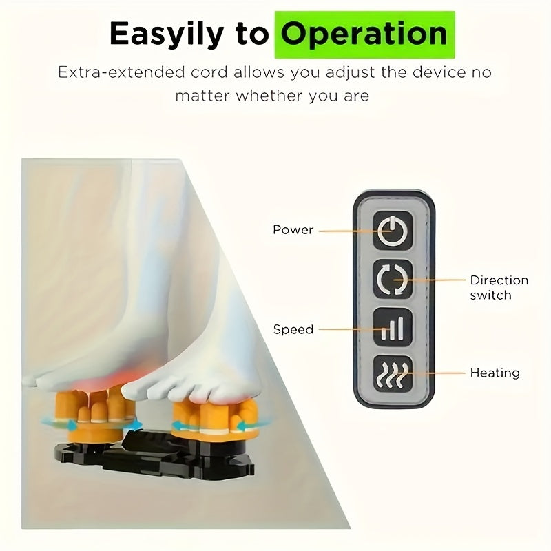 SootheSteps Foot Massager: Ultimate Relaxation with Heat Therapy