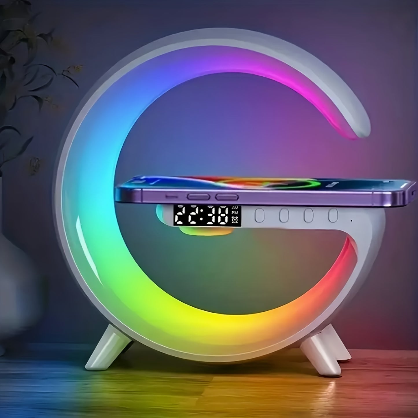 Sunrise Symphony: Wireless Speaker & Alarm Clock Combo