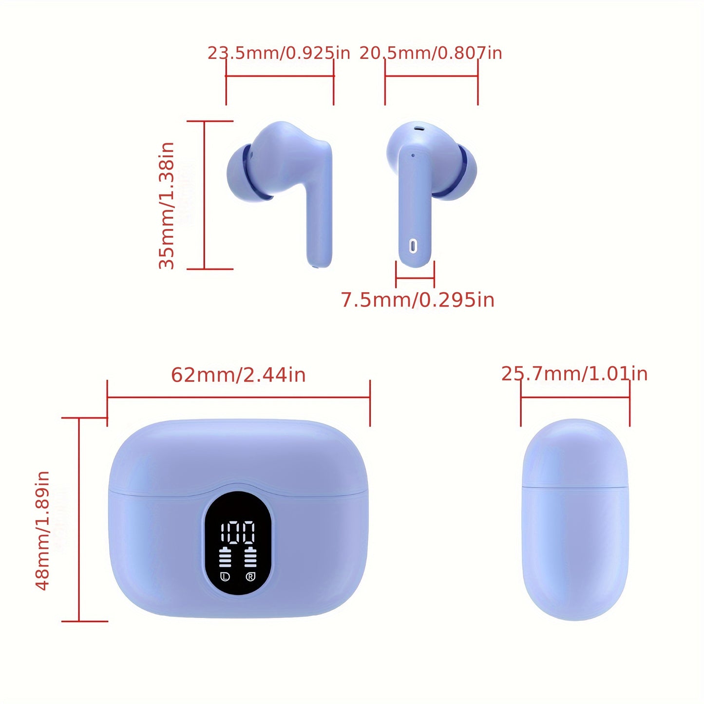 BassMaster 5.3 Wireless Earbuds: Superior Sound Anywhere