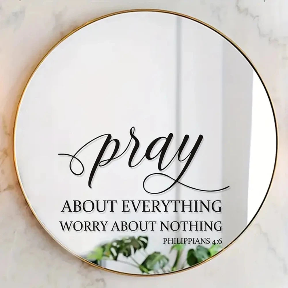 Pray About Everything Vinyl Wall Decal