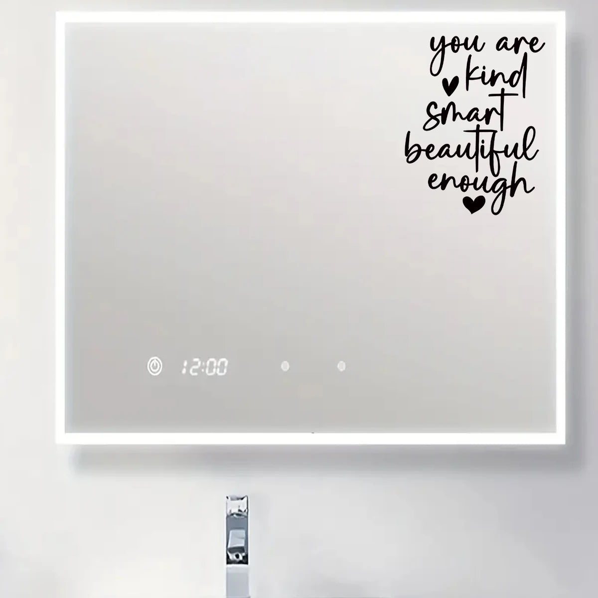 "You Are" Mirror Affirmation Sticker