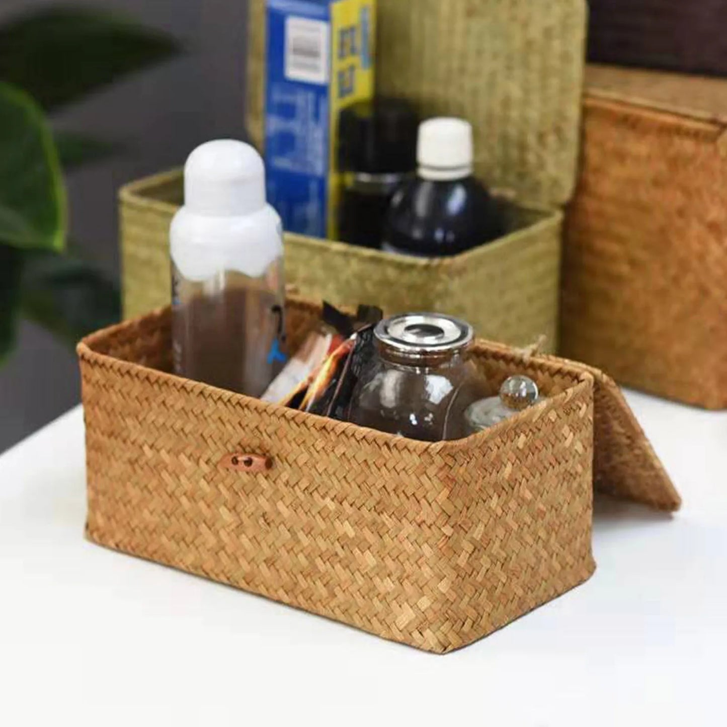 WillowNest Handwoven Rattan Storage Box
