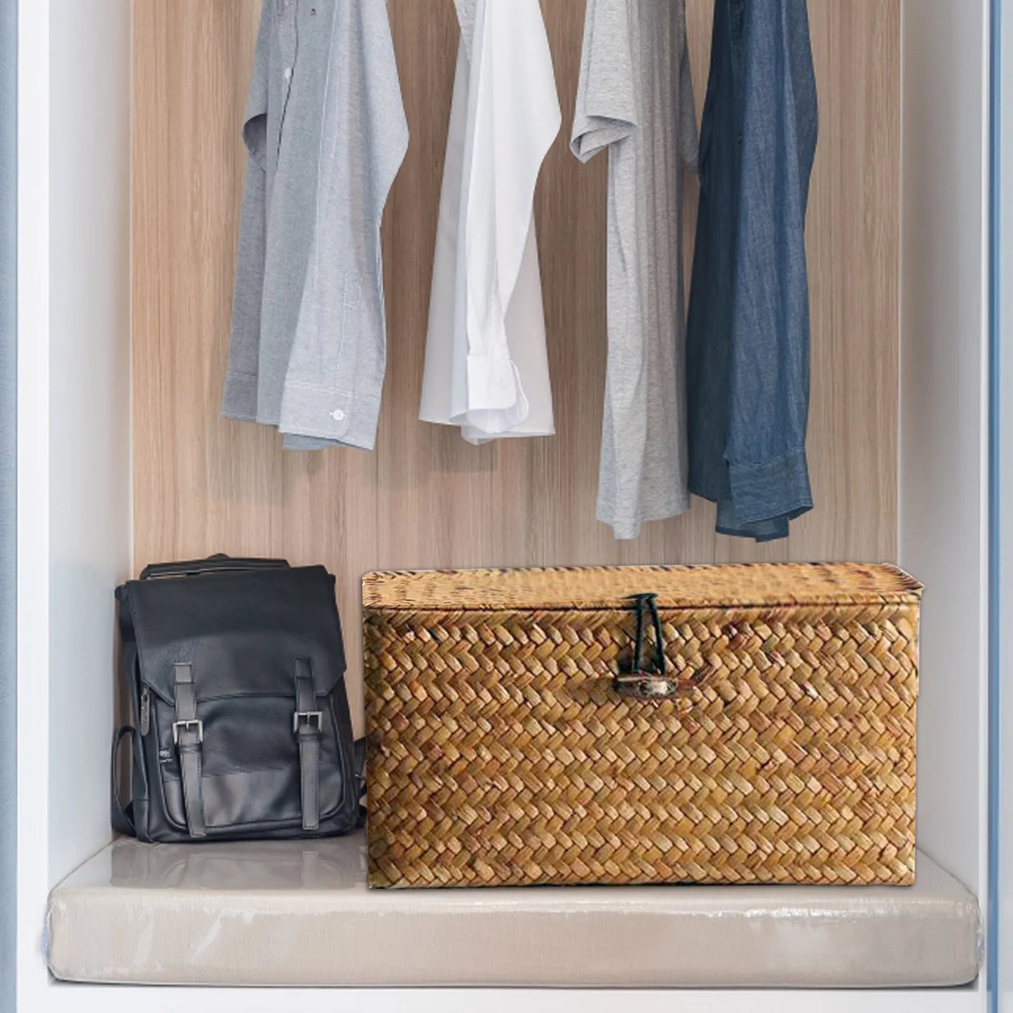 WillowNest Handwoven Rattan Storage Box