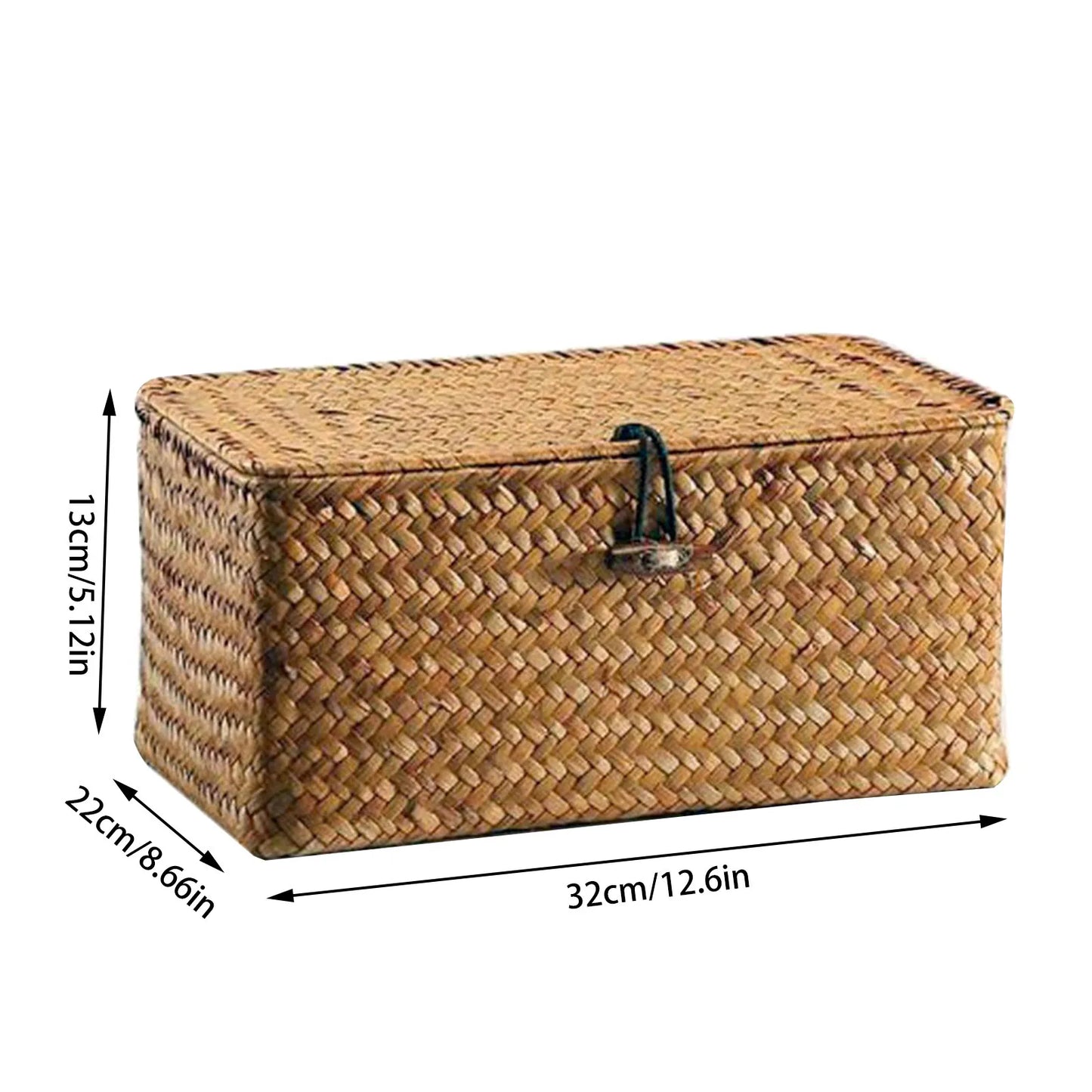 WillowNest Handwoven Rattan Storage Box