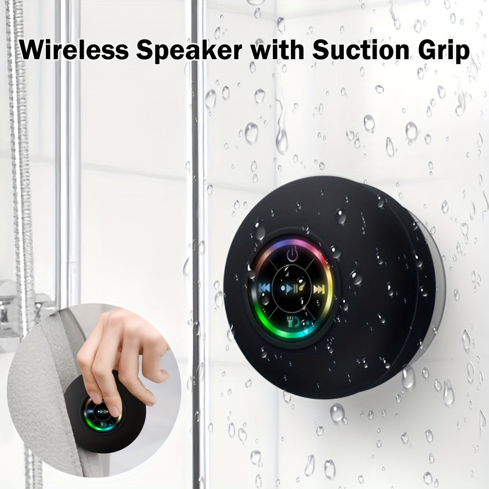 SplashTune: Portable Waterproof Wireless Speaker with Suction Cup