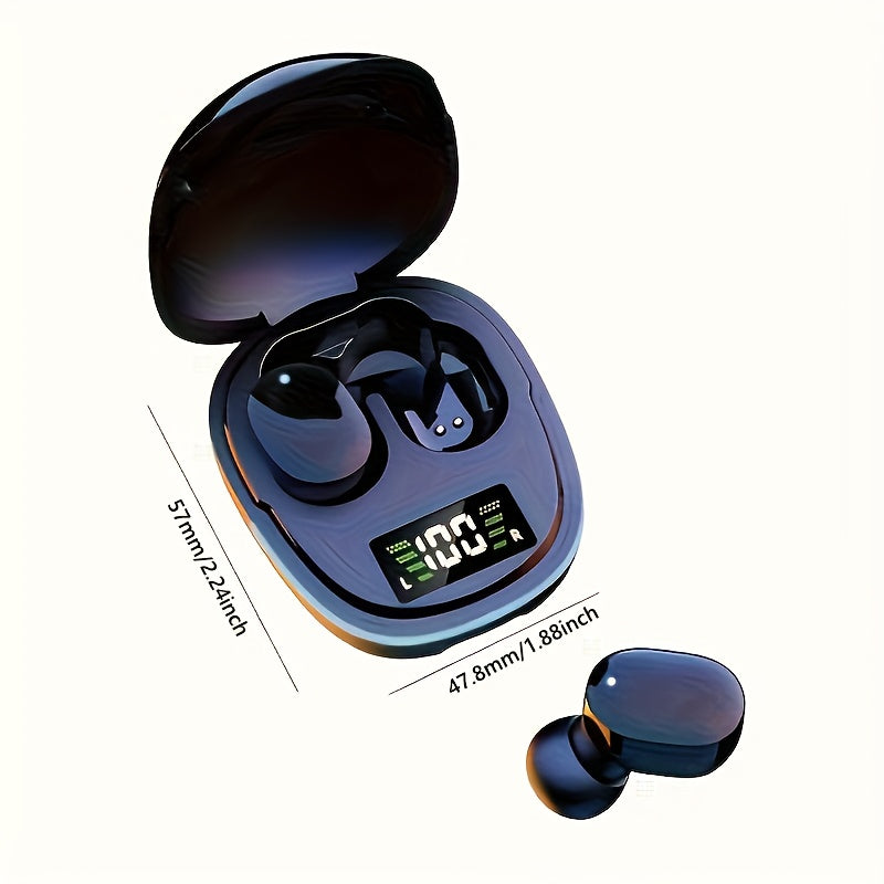 AeroWave 2024: Wireless Earbuds with Dynamic LED Display