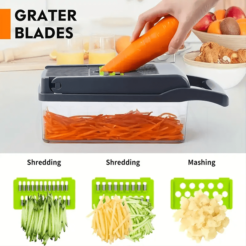 16-Piece PrecisionPro Vegetable Chopper Set