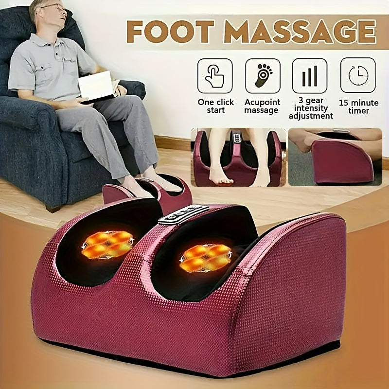 SootheSteps Foot Massager: Ultimate Relaxation with Heat Therapy