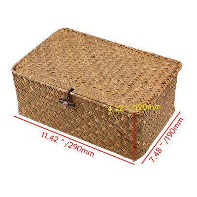 Rattan Retreat Desktop Organizer