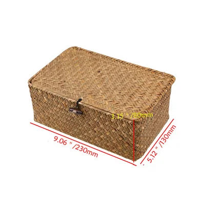 Rattan Retreat Desktop Organizer