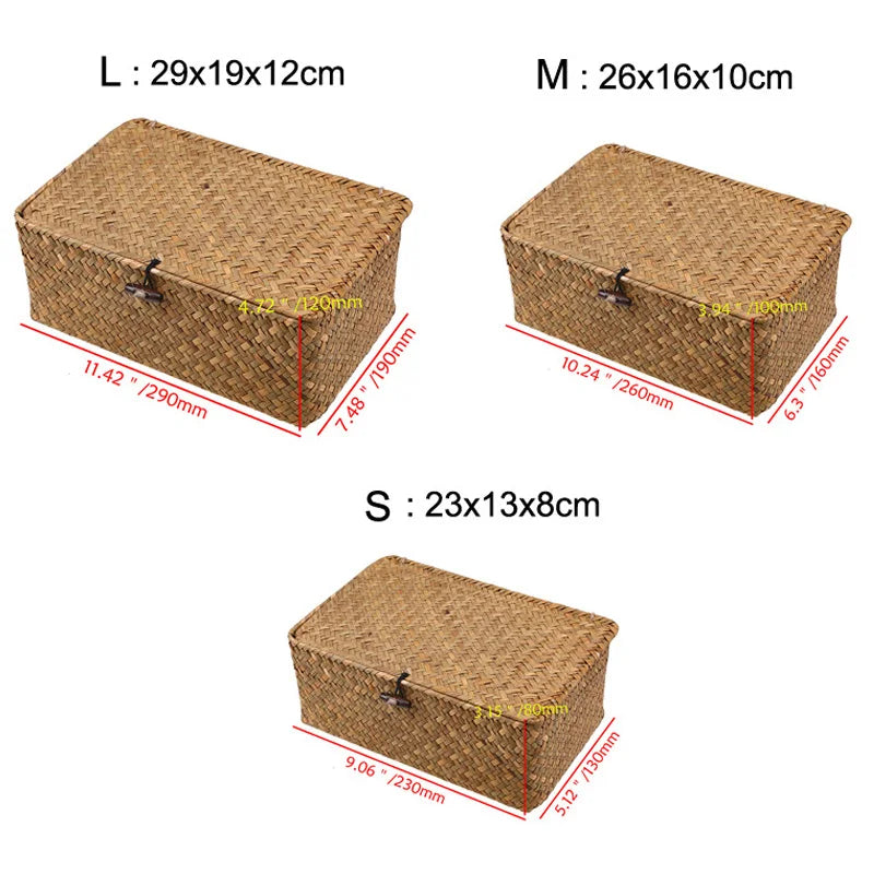 Rattan Retreat Desktop Organizer