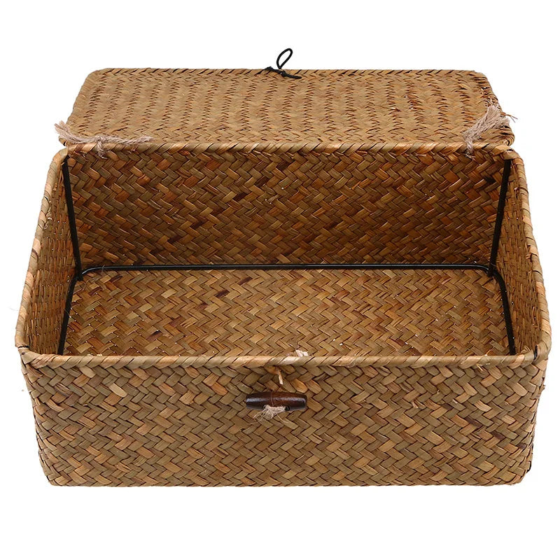 Rattan Retreat Desktop Organizer