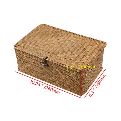 Rattan Retreat Desktop Organizer